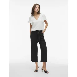 VIJOSA BELTED CULOTTE PANTS -