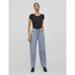 VIKELLY JAF HW STRAIGHT JEANS-
