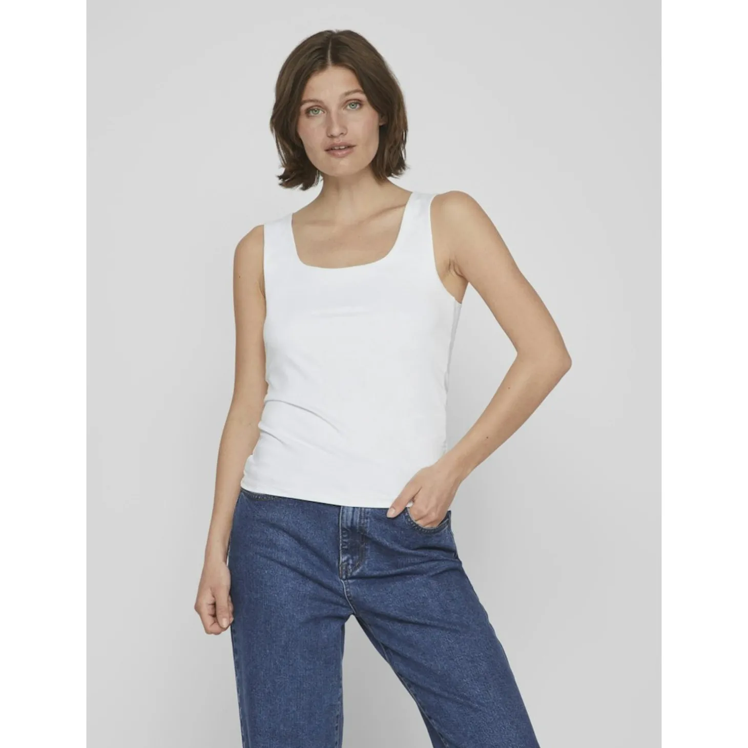 VIKENZA U-NECK S/L TANK TOP