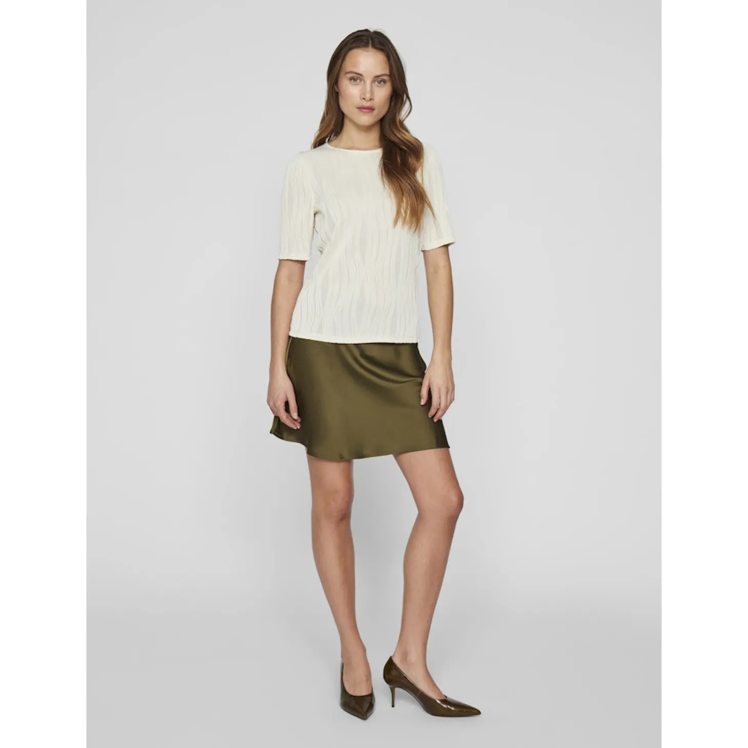 VINIRA O-NECK PUFF 2/4 TOP/R