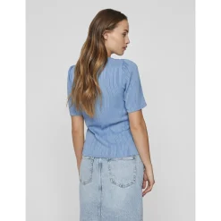 VINIRA O-NECK PUFF 2/4 TOP/R