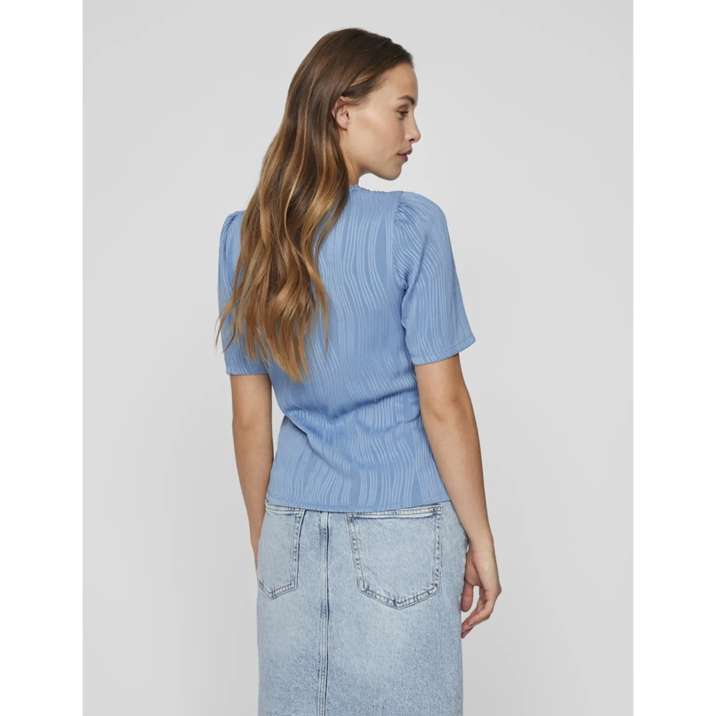 VINIRA O-NECK PUFF 2/4 TOP/R