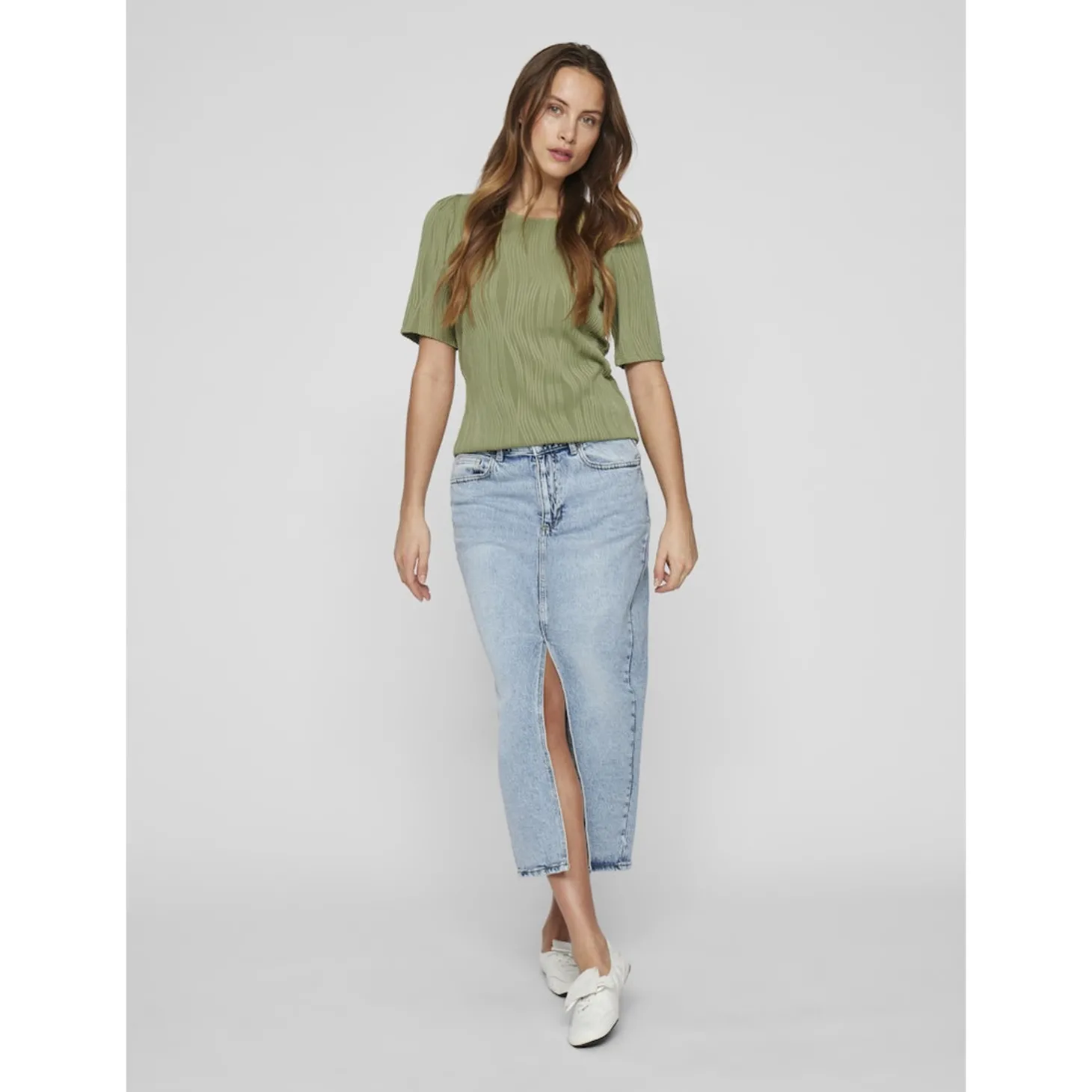 VINIRA O-NECK PUFF 2/4 TOP/R