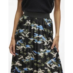 VINITBAN PRINT MIDI SKIRT - NO