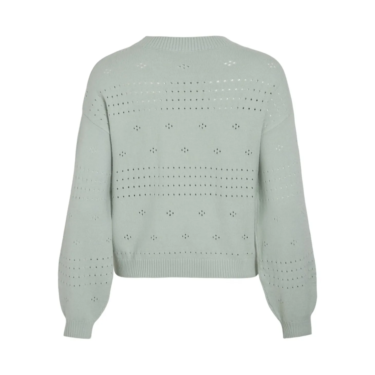 ! VIRIL L/S O-NECK POINTELLE