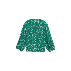 Viscose blouse with buttons