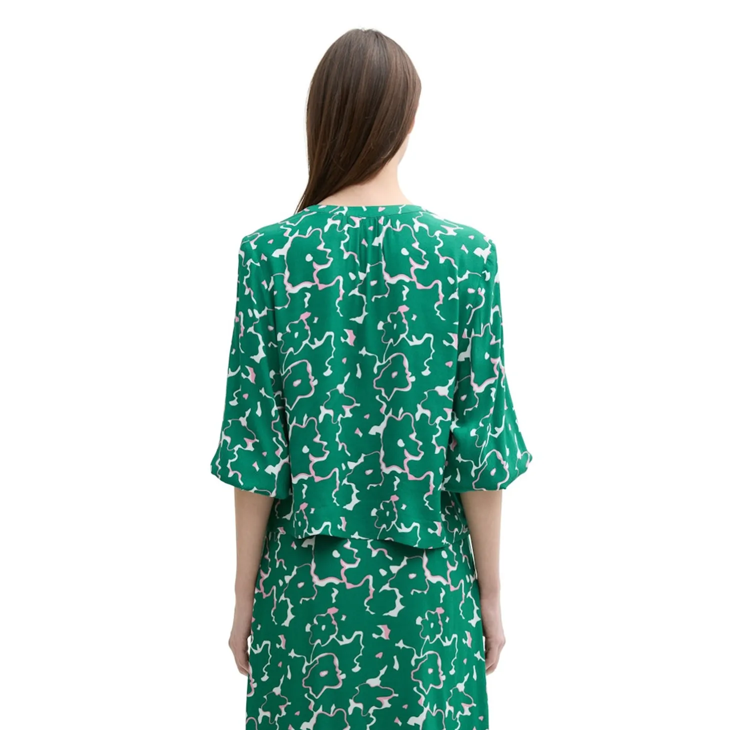Viscose blouse with buttons