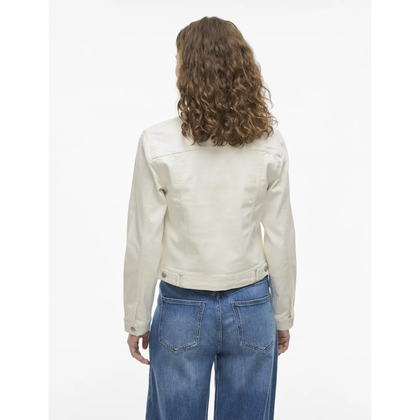 VISHOW NEW L/S WHITE DENIM JAC