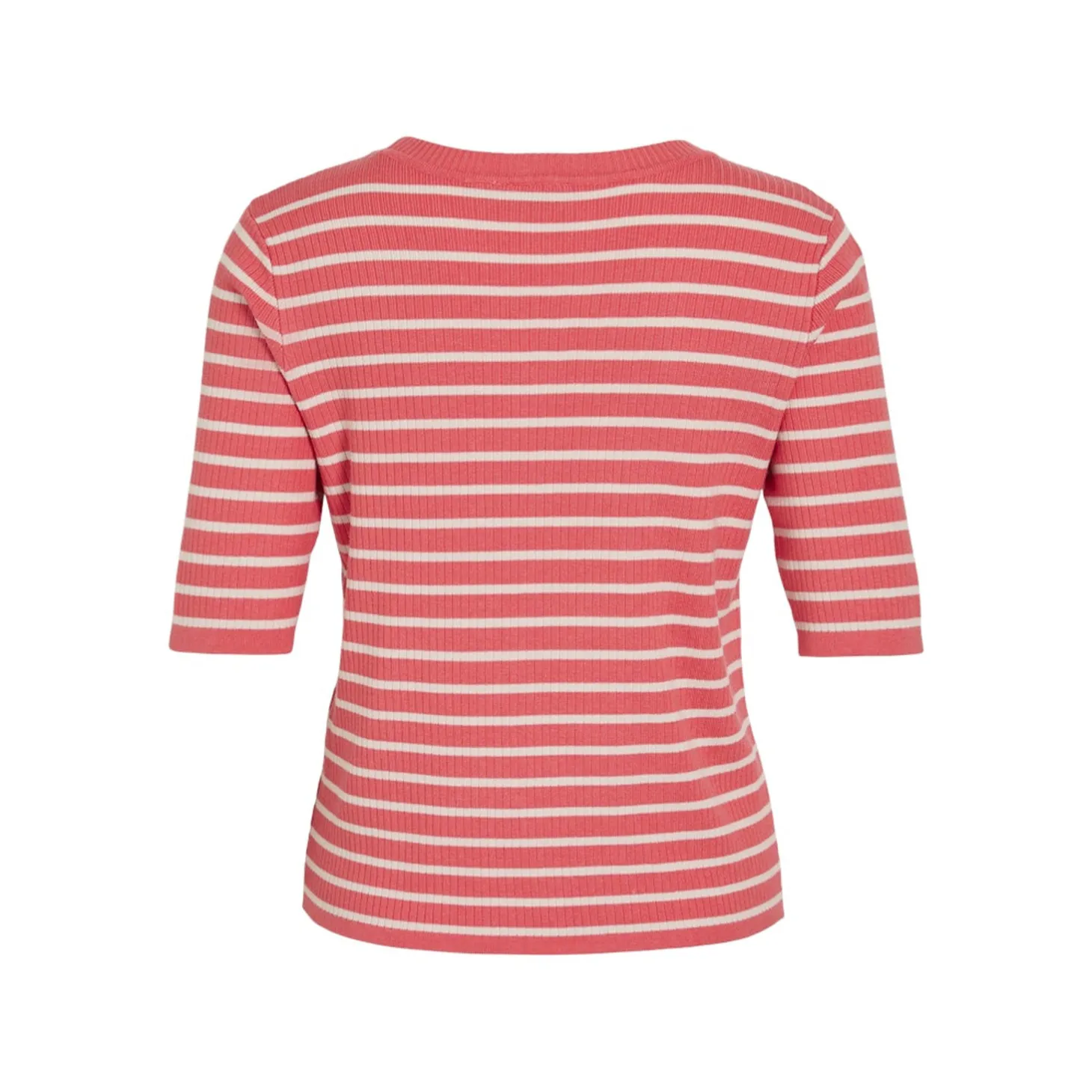 VIZICHA O-NECK 2/4 STRIPE KNIT