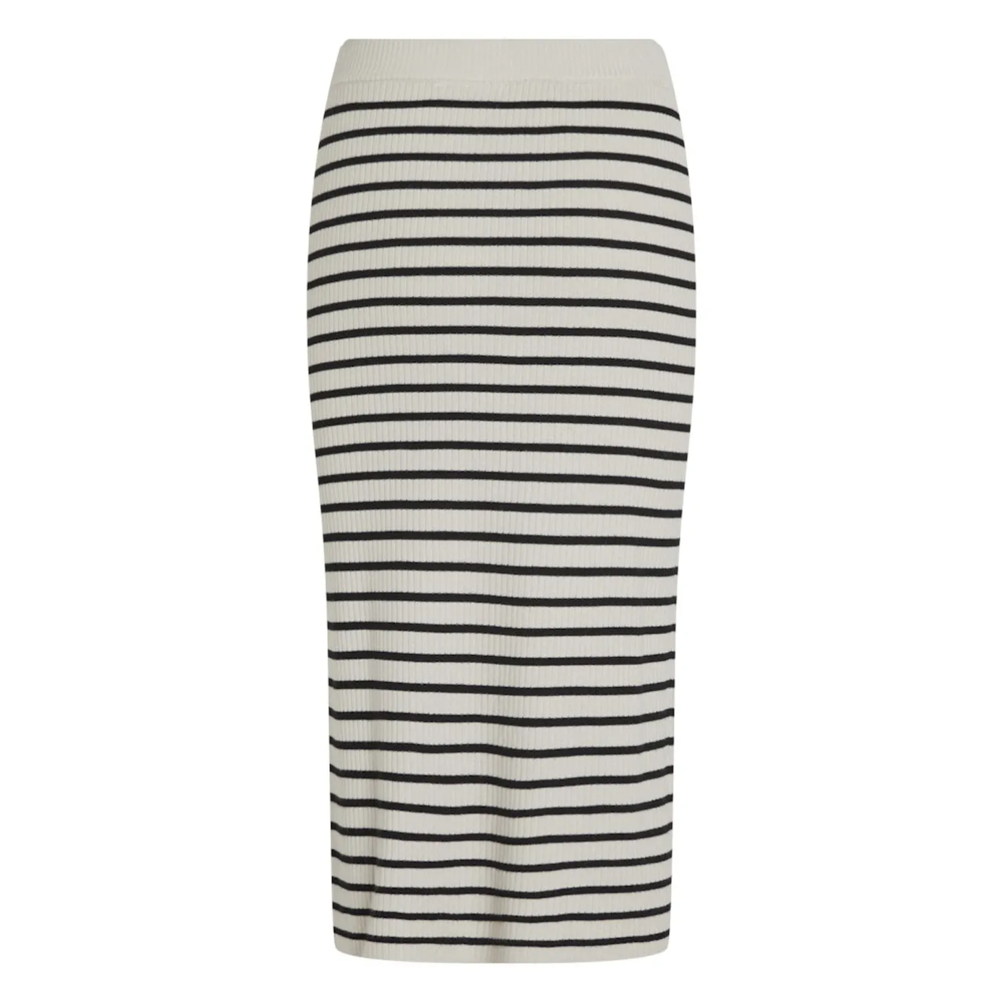 VIZICHA STRIPED MIDI KNIT SKIR