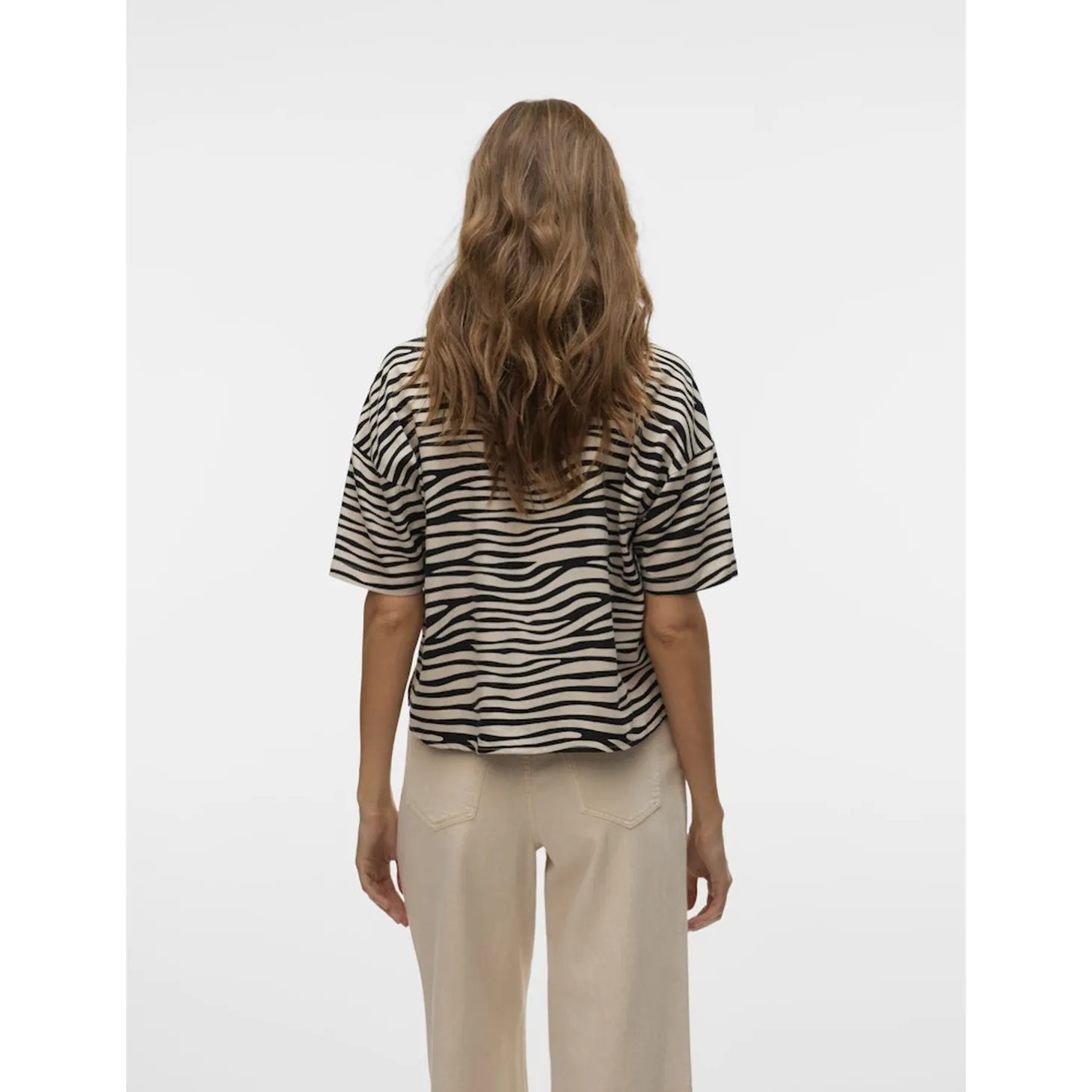 VMMYMILO 2/4 V-NECK SHIRT WVN