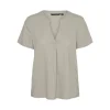 VMMYMILO SS V-NECK TOP WVN GA