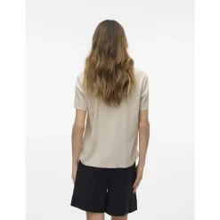 VMMYMILO SS V-NECK TOP WVN GA