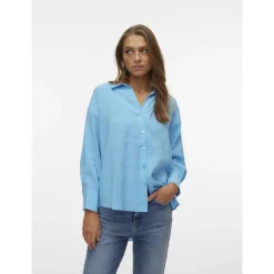 VMQUEENY LS OVERSIZE SHIRT WVN
