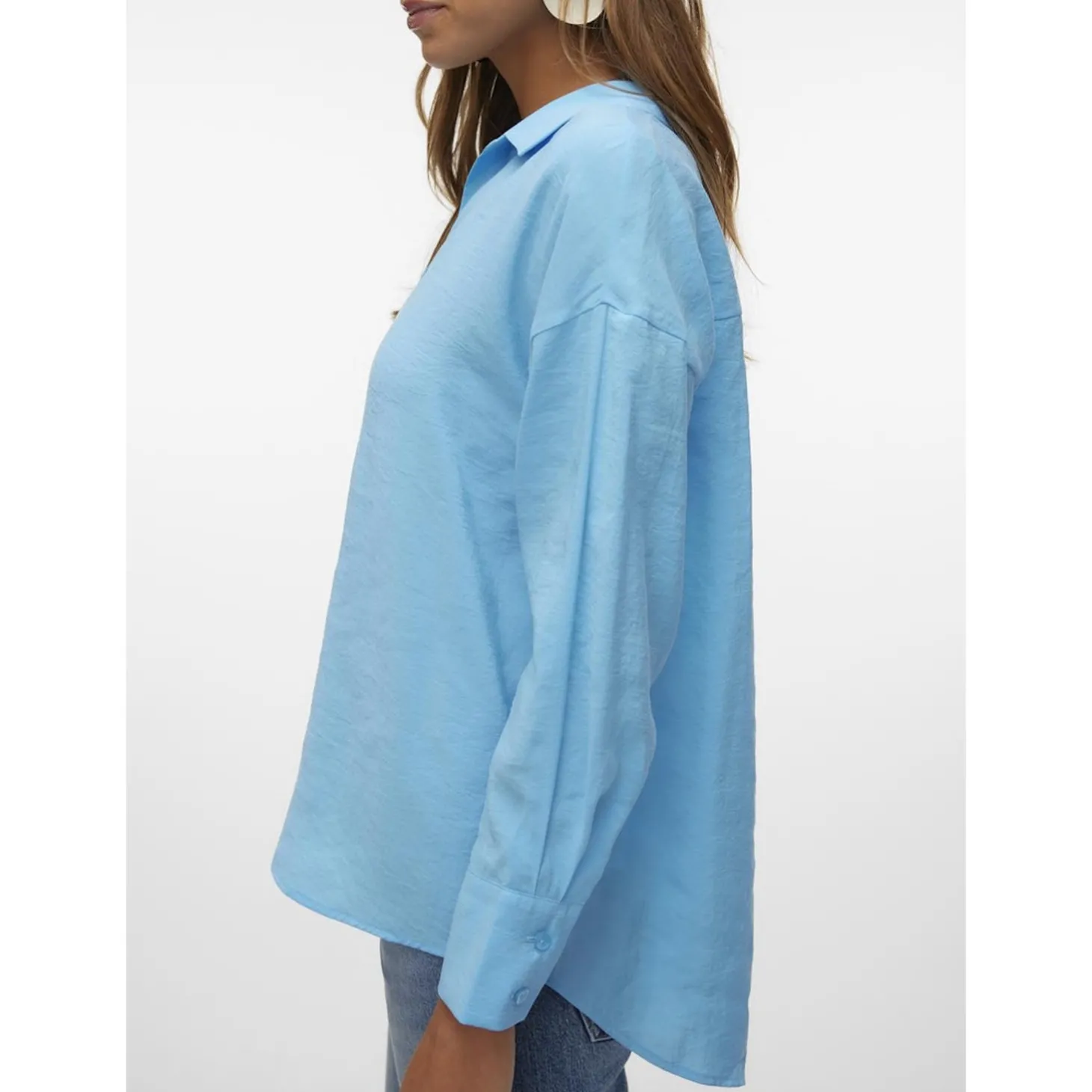VMQUEENY LS OVERSIZE SHIRT WVN