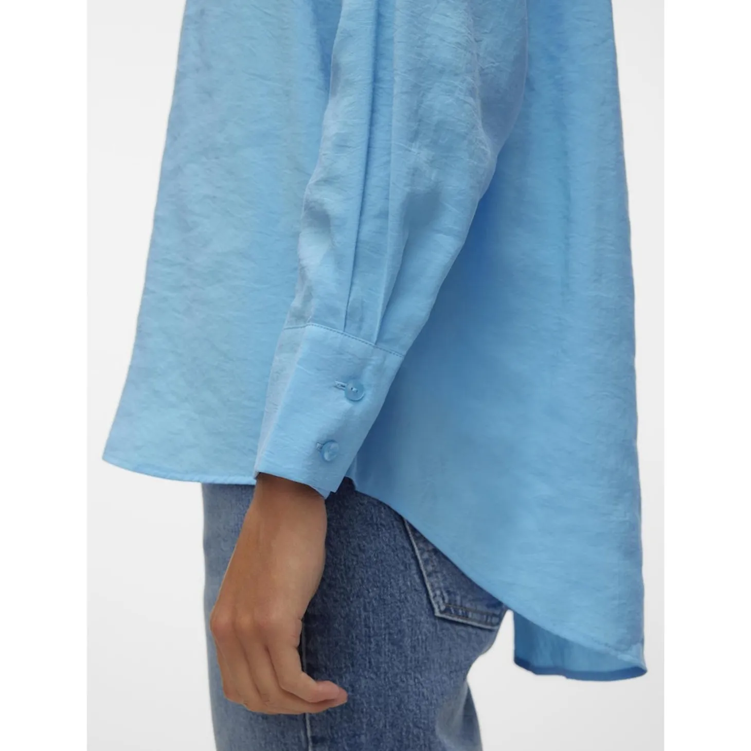 VMQUEENY LS OVERSIZE SHIRT WVN