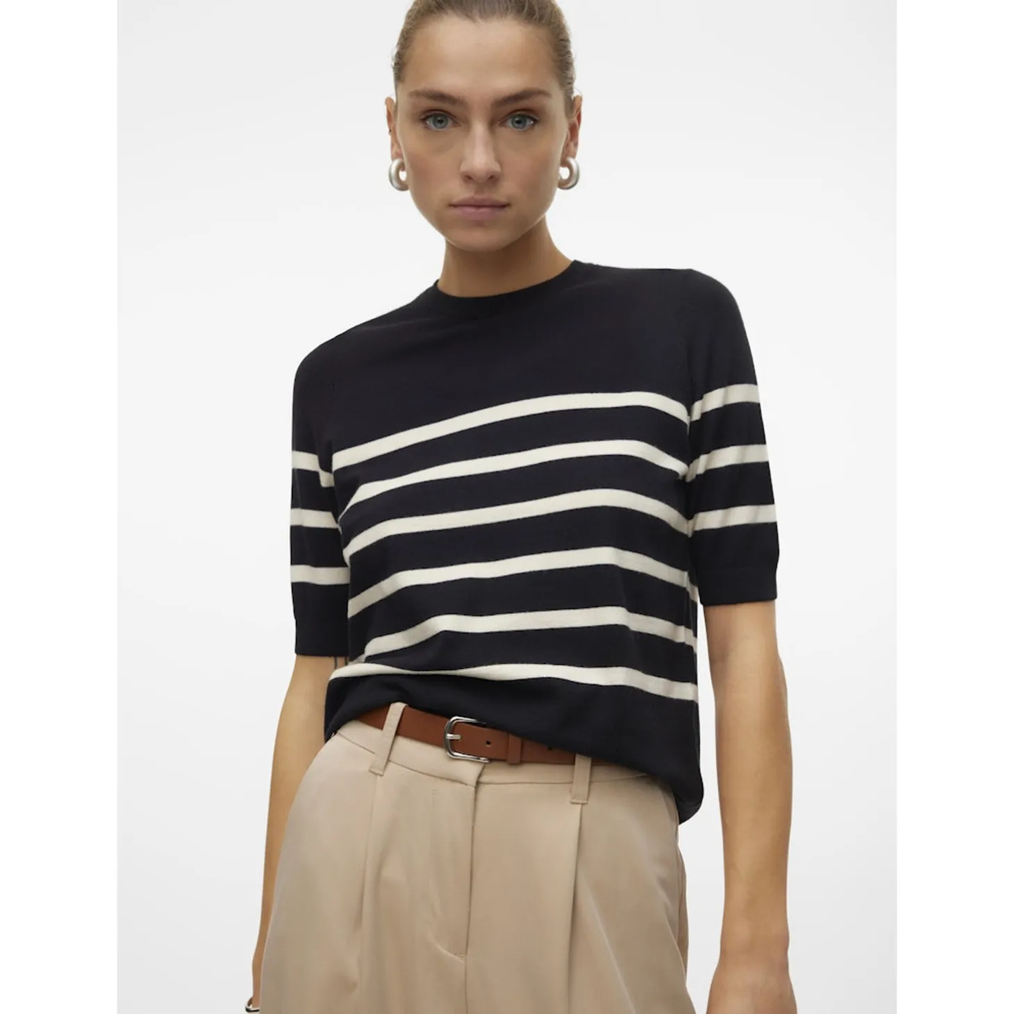 VMSABA PLAIN SS O-NECK PULLOVE