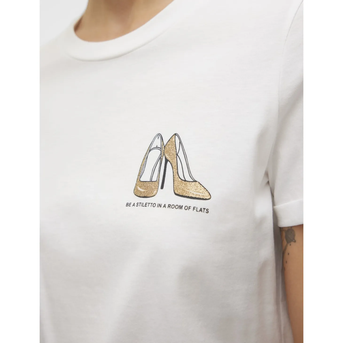 VMVILLA S/S O-NECK T-SHIRT JRS