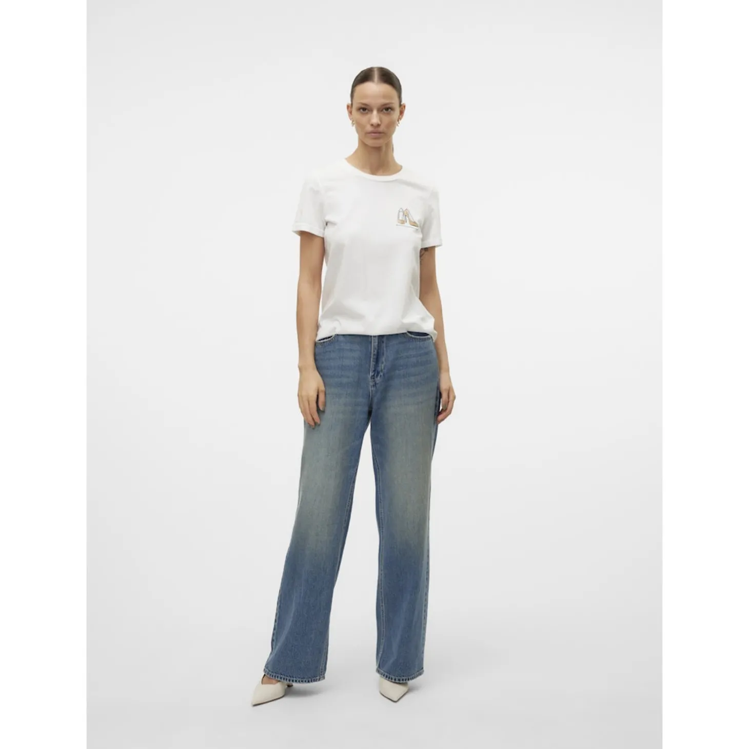 VMVILLA S/S O-NECK T-SHIRT JRS