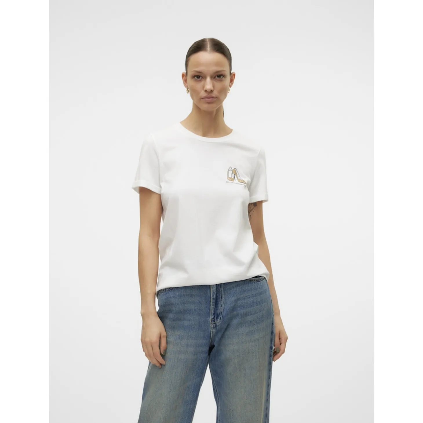 VMVILLA S/S O-NECK T-SHIRT JRS