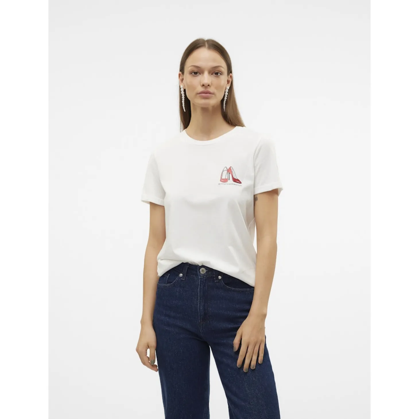 VMVILLA S/S O-NECK T-SHIRT JRS