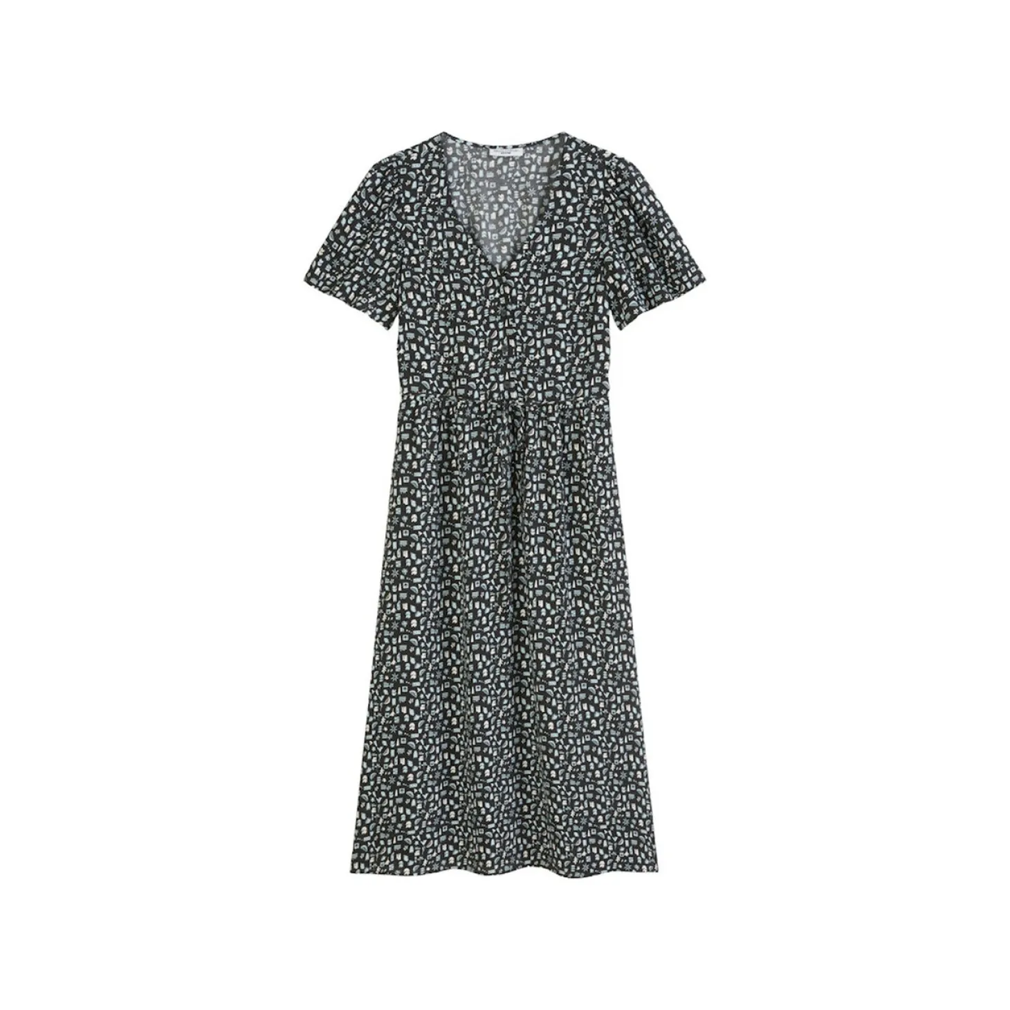 Woven Dresses With AOP