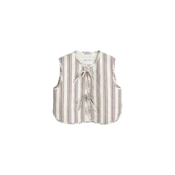 Woven Indoor Vests, striped