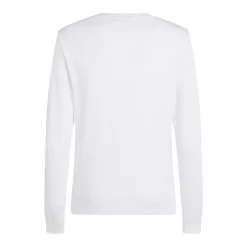 WOVEN LABEL WAFFLE LS TEE