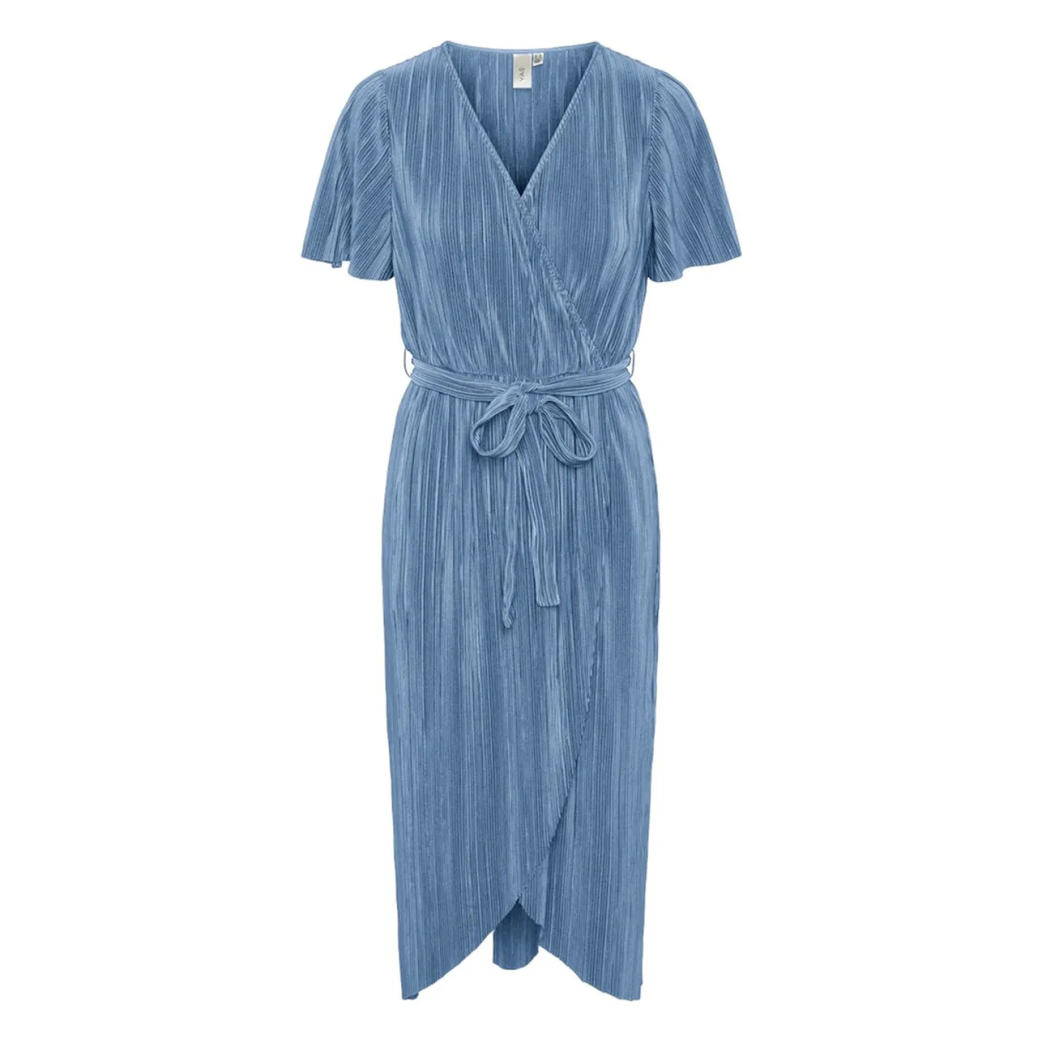 YASOLINDA SS MIDI WRAP DRESS S